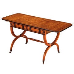 Regency Satinwood Sofa Table