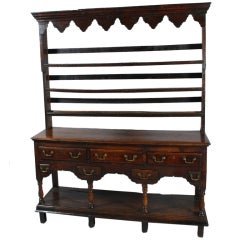 Antique George II Oak Welsh Dresser