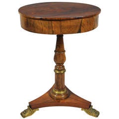 Regency Rosewood Side Table