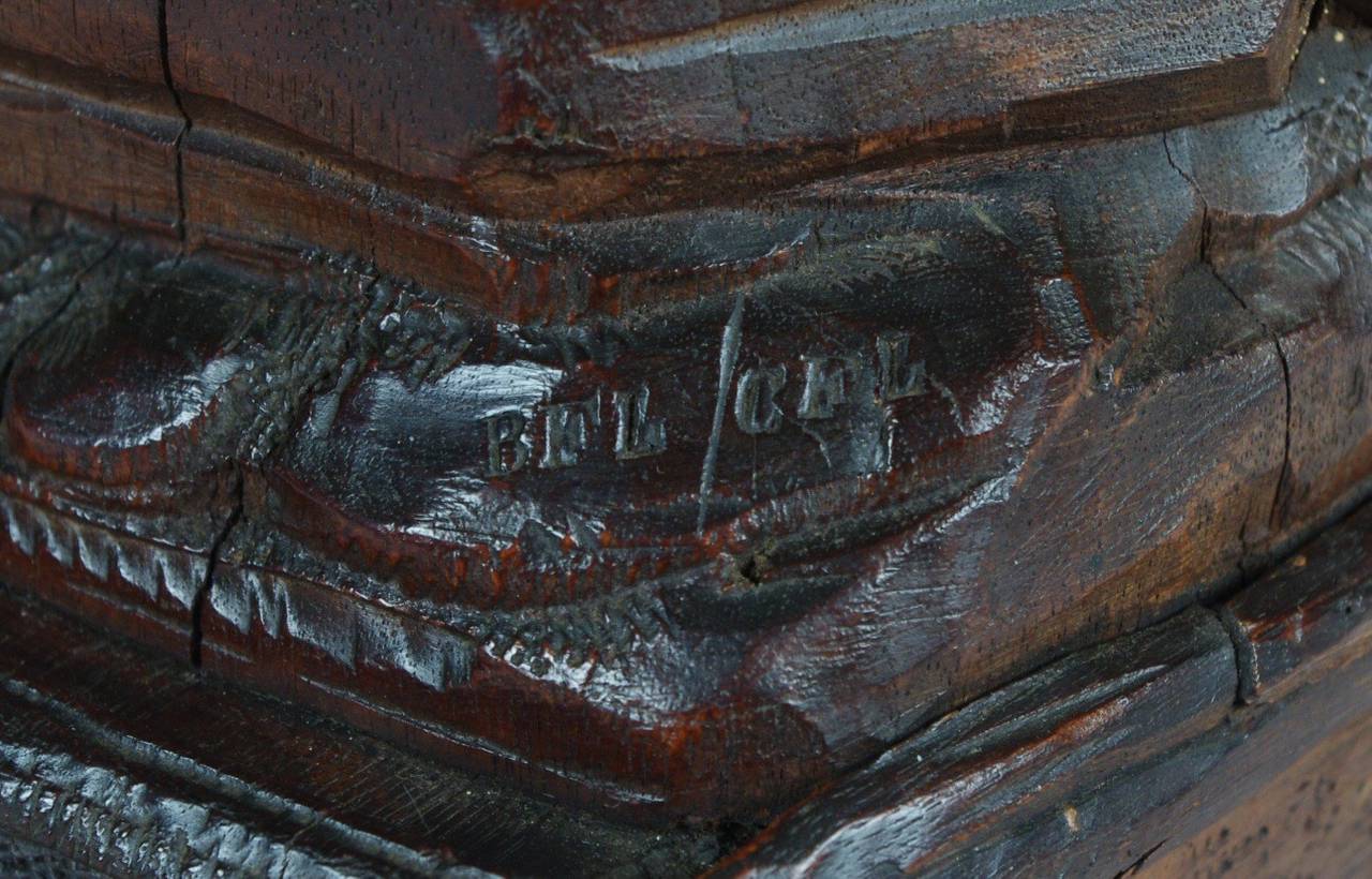 Walnut Fine Black Forest Carving by Johann Grossmann
