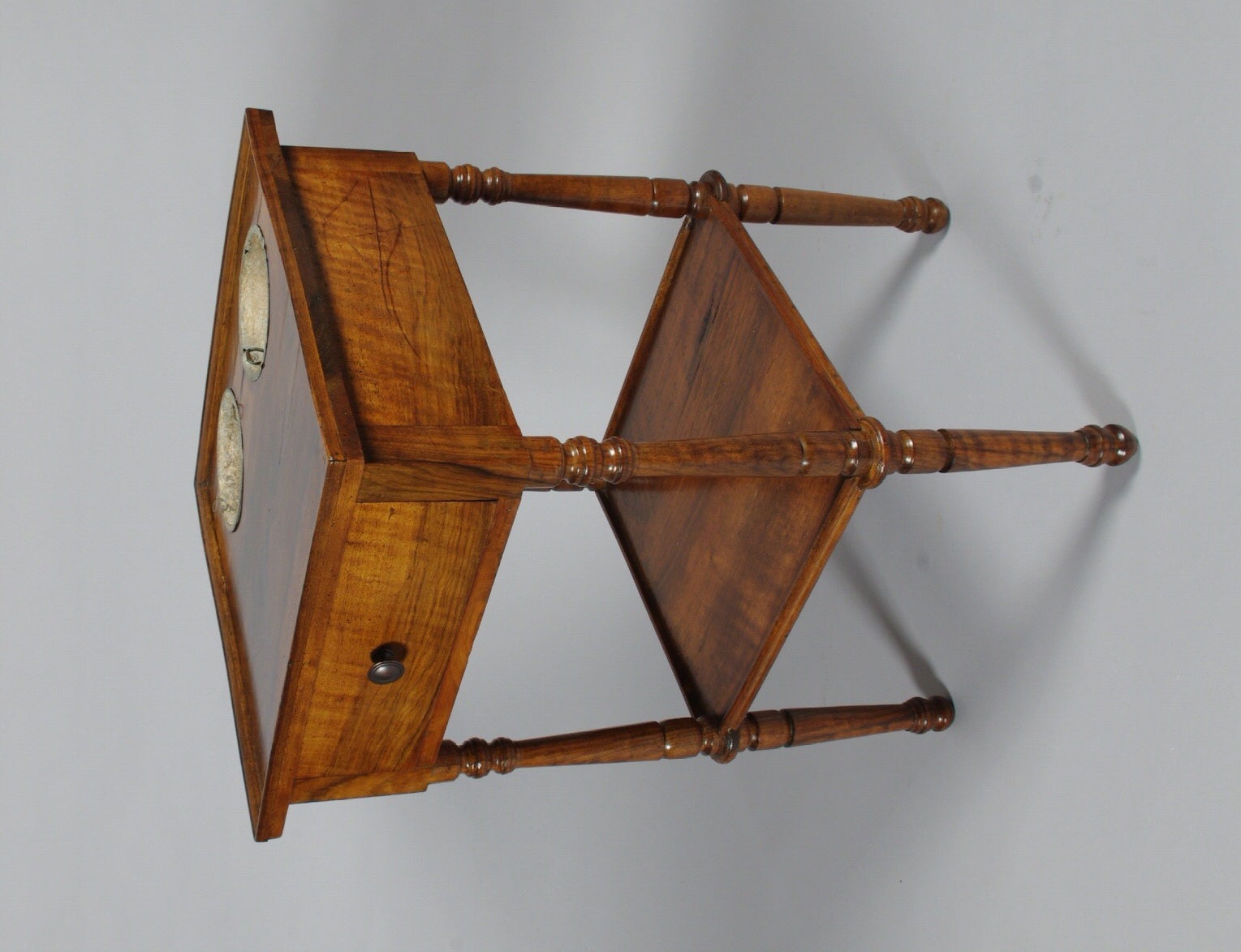 Louis Philippe Walnut Wine Table or Rafraichissoir