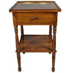 Louis Philippe Walnut Wine Table or Rafraichissoir