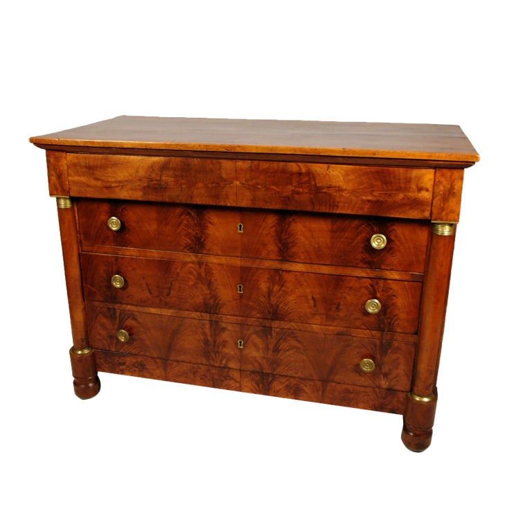 Empire Walnut Chest of Drawers