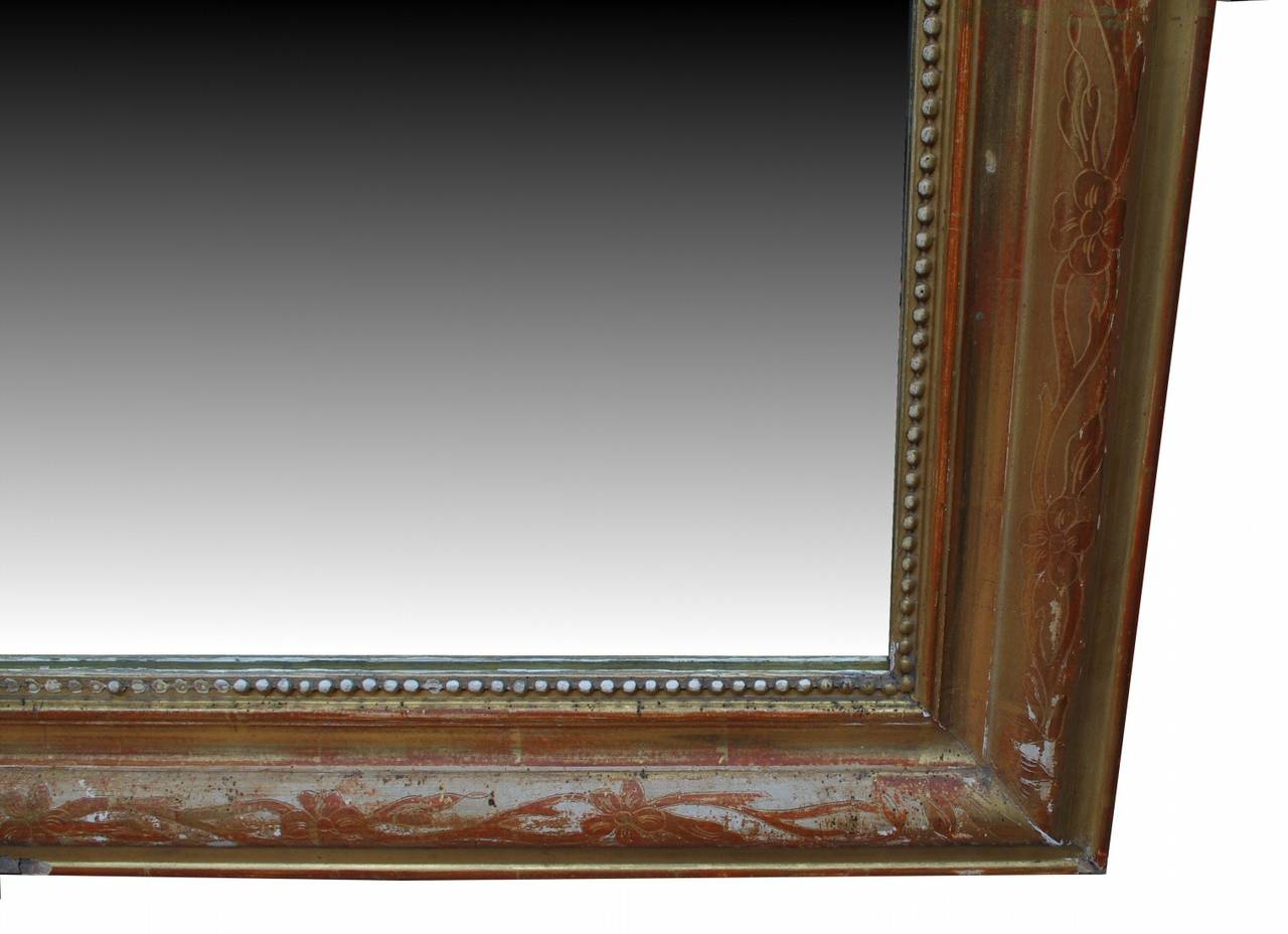 Louis Philippe Giltwood Mirror In Excellent Condition In St. Louis, MO