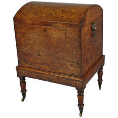 George III Burr Yew Cellarette