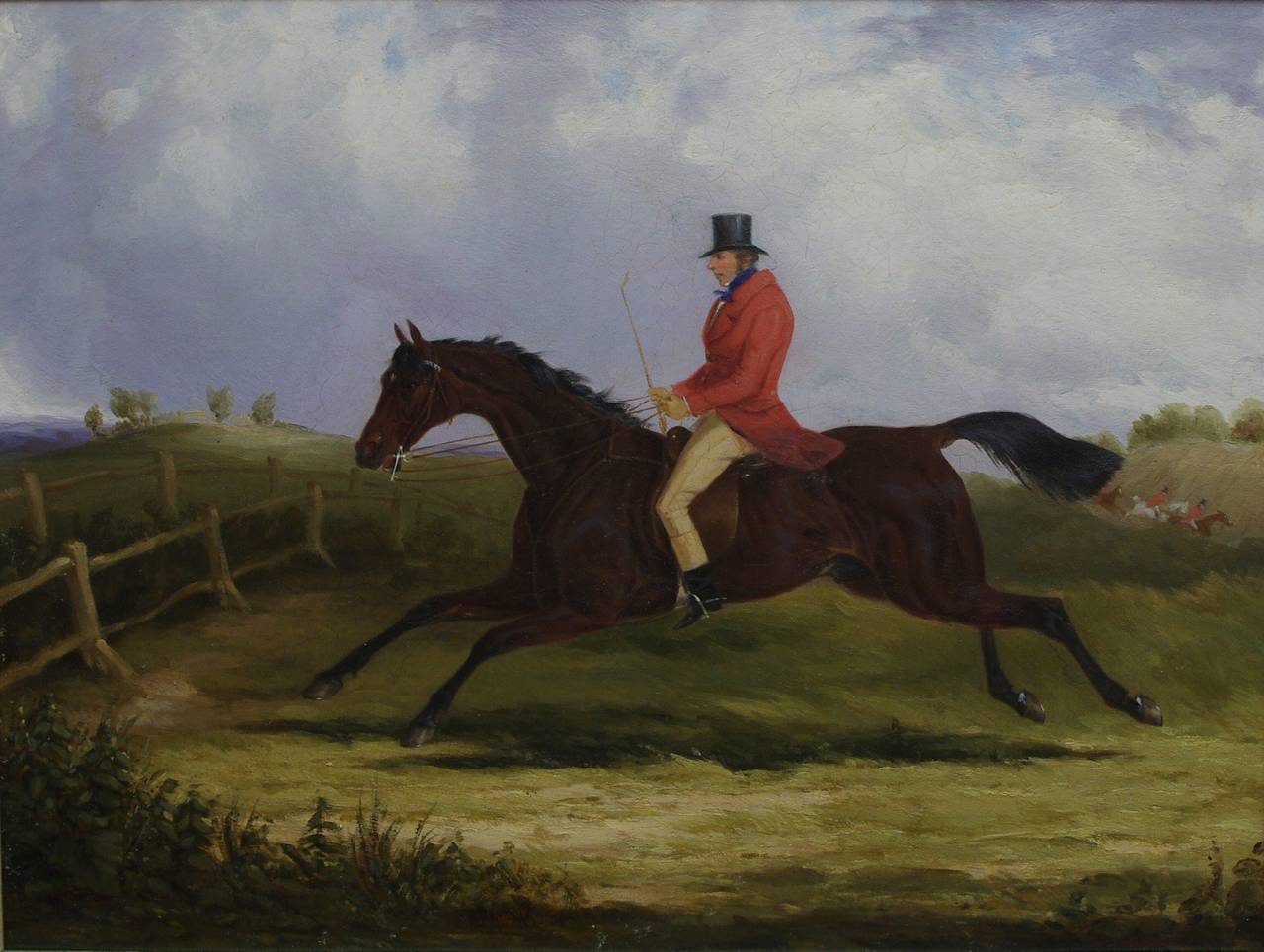 William Joseph Shayer (1811-1892), hunting scene, signed and dated, 