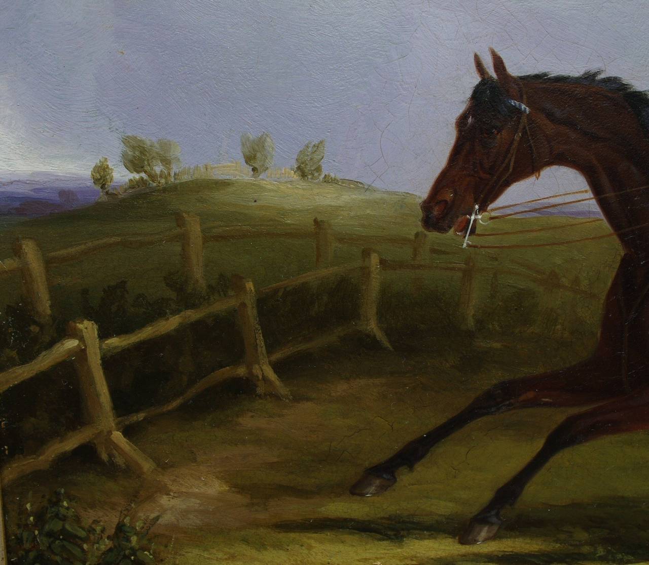 English William Joseph Shayer Hunting Scene Painting