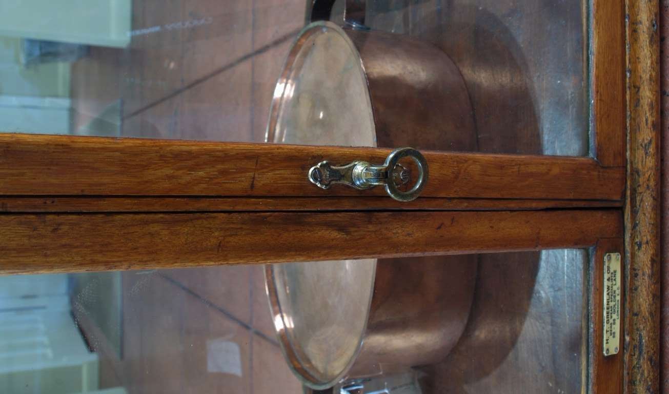 Edwardian Bow Front Display Cabinet 1