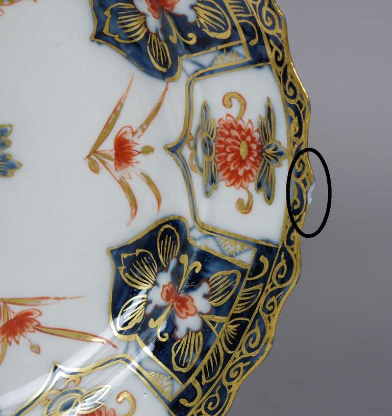 Pair of Meissen Porcelain Imari Plates 2