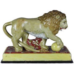 Staffordshire Figure of the Medici Lion