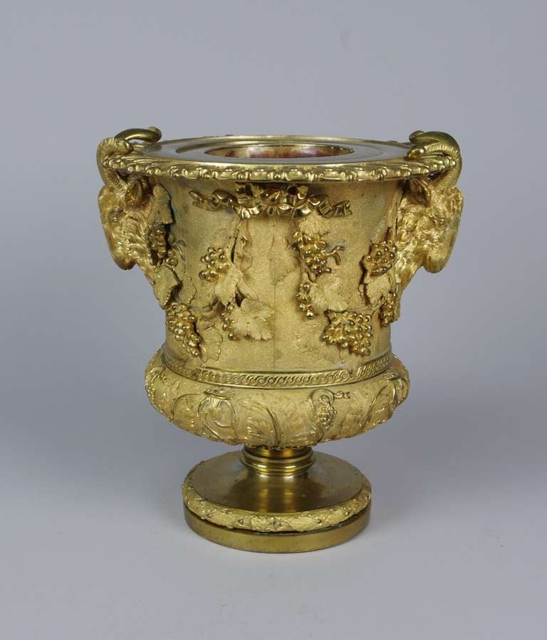 Louis XVI Style Bronze Champagne/Wine Bucket