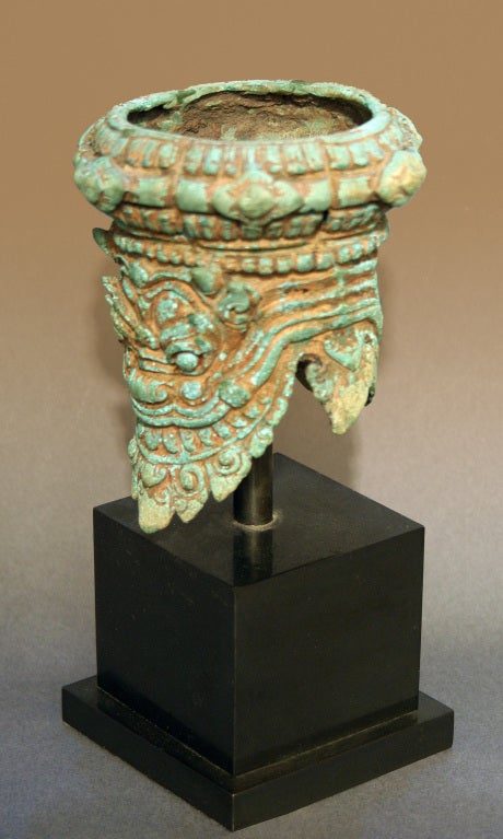 Palanquin Finial Depicting a Mythological Beast