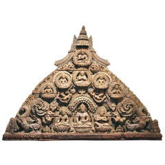 Carved Wooden Nepalese Torana