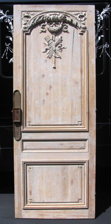 19th Century French Oak Carved Door 3