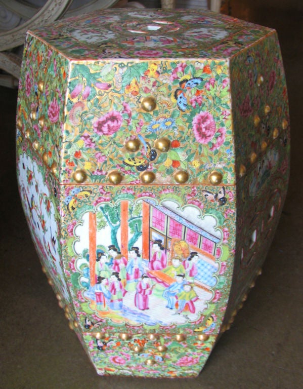 19th Century Chinese Hexagonal Garden Seat
