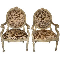 Pair of Italian Renaissance Style Armchairs