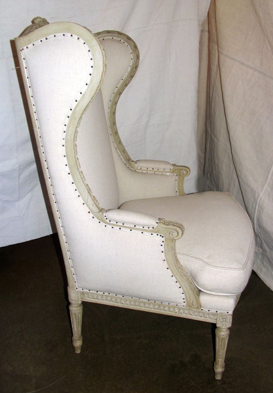 French Louis XVI Style Handcarved Duchesse Brisee 3