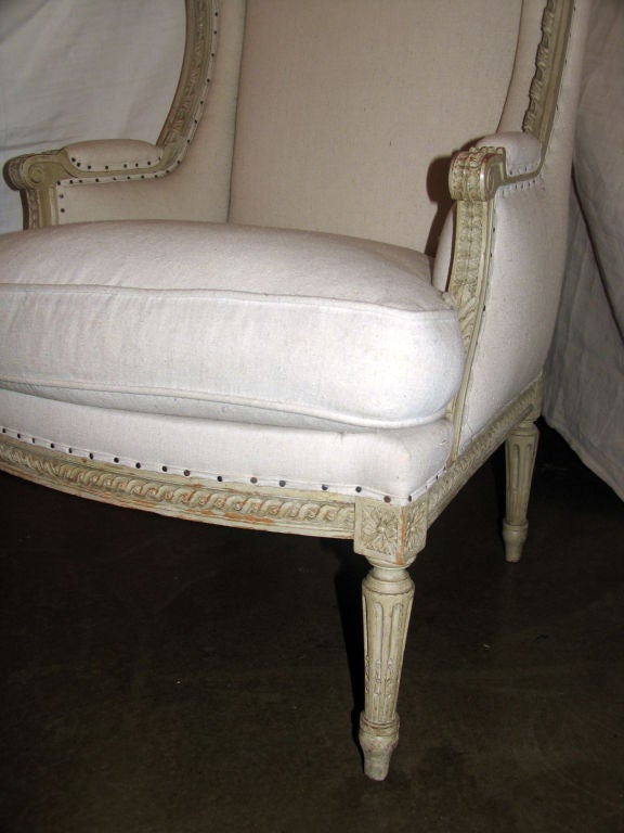 French Louis XVI Style Handcarved Duchesse Brisee 4