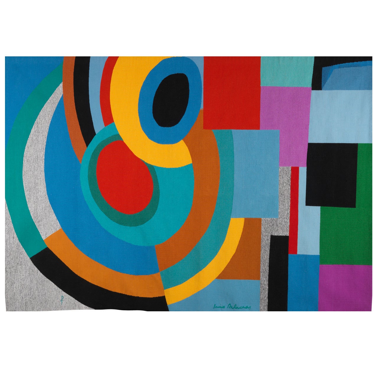 Sonia Delaunay Aubusson Tapestry