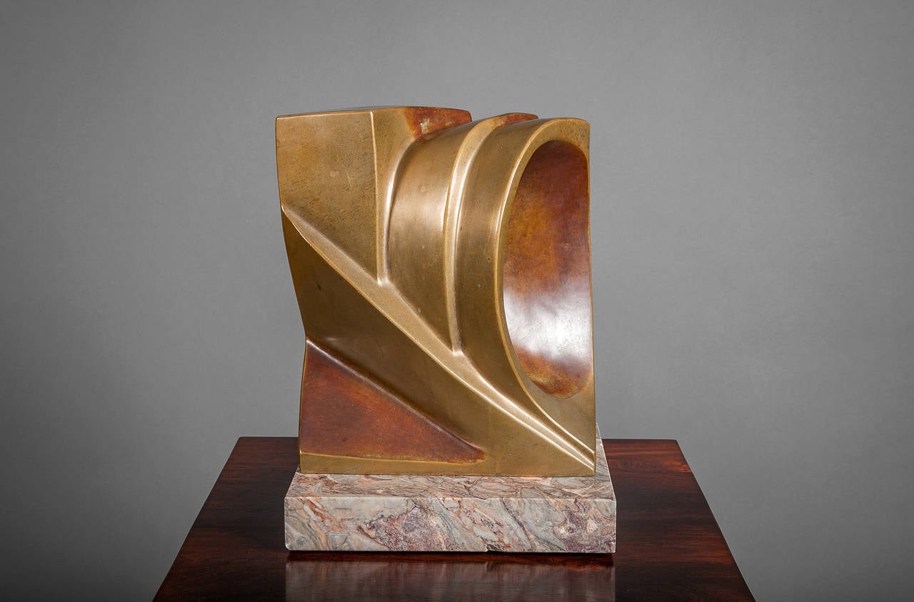 Abstract Bronze In Excellent Condition For Sale In Hudson, NY