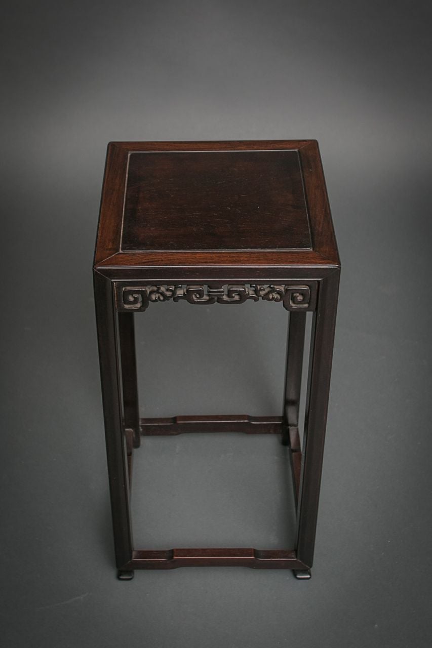 Chinese Rosewood Side Table In Excellent Condition In Hudson, NY