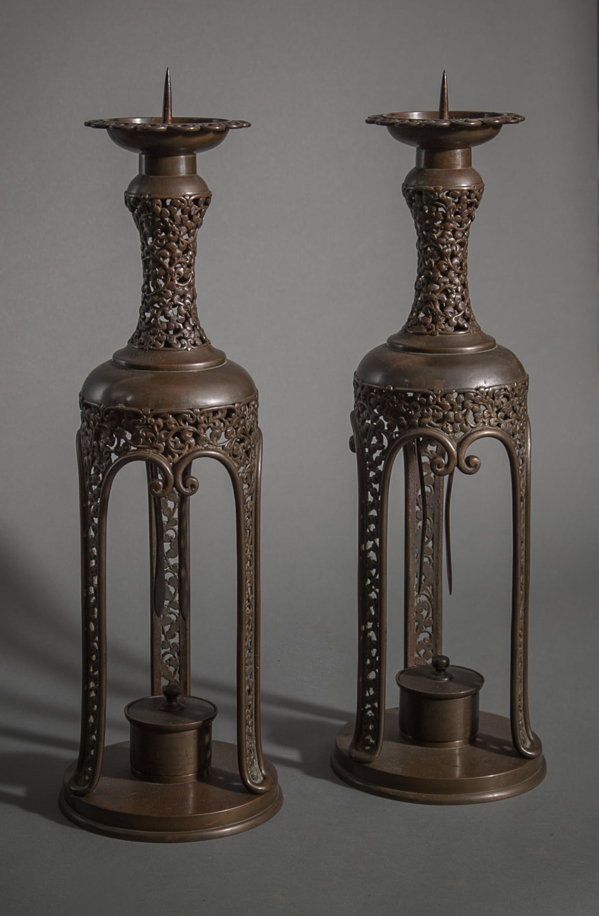 Pair of Unusual Candlesticks