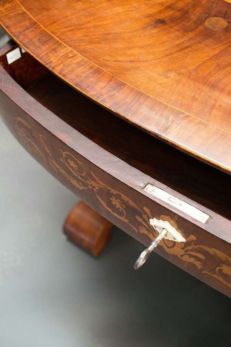 19th Century Two Piece Biedermeier Desk