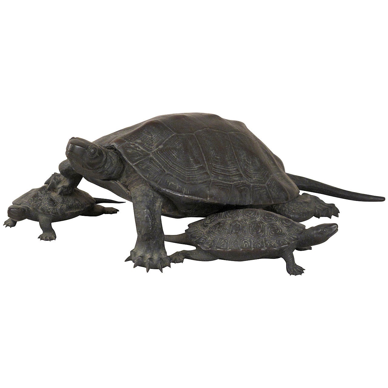 Japanese Bronze Turtles At 1stdibs 