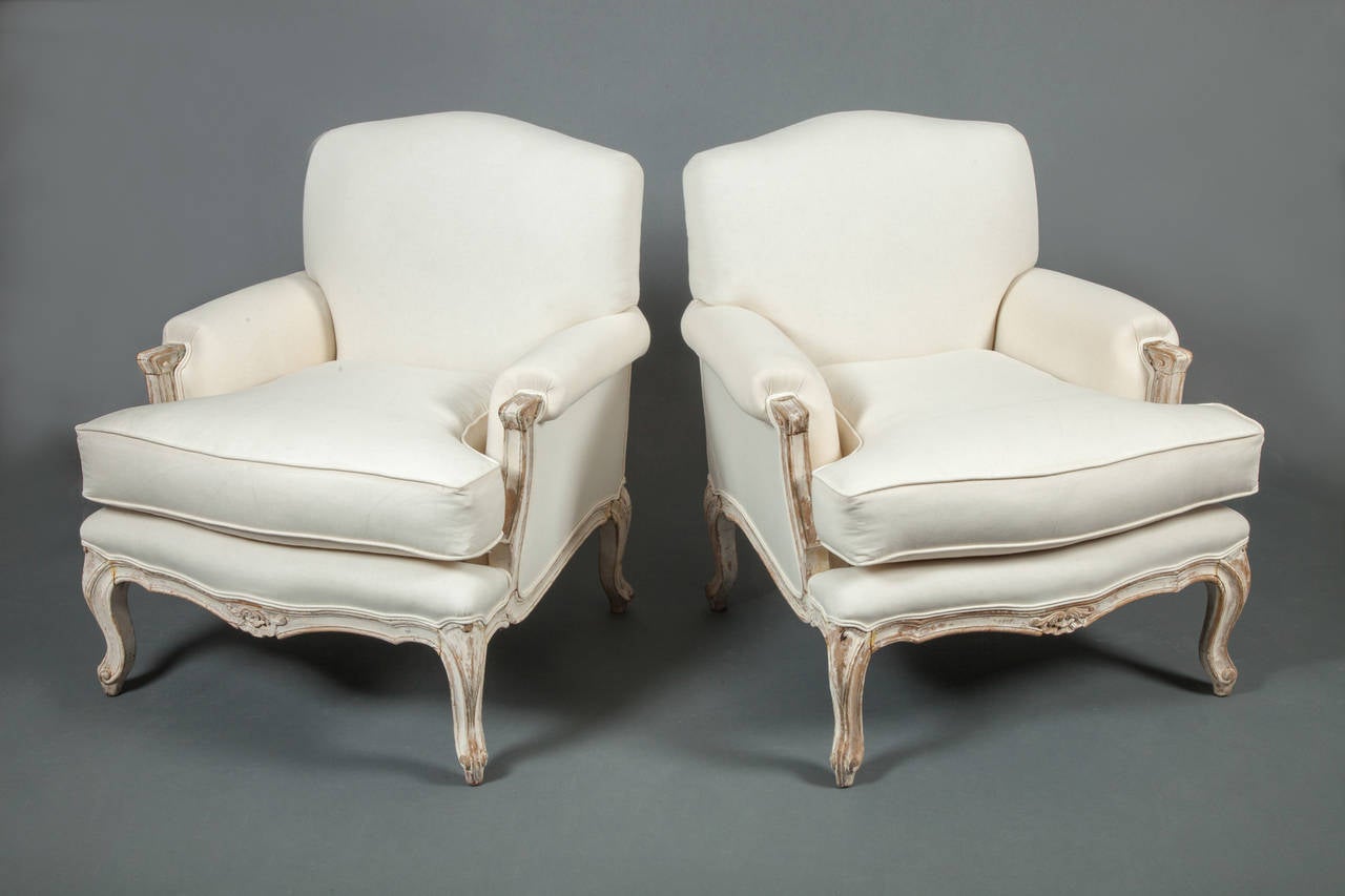 Pair of French Armchairs In Excellent Condition In Hudson, NY