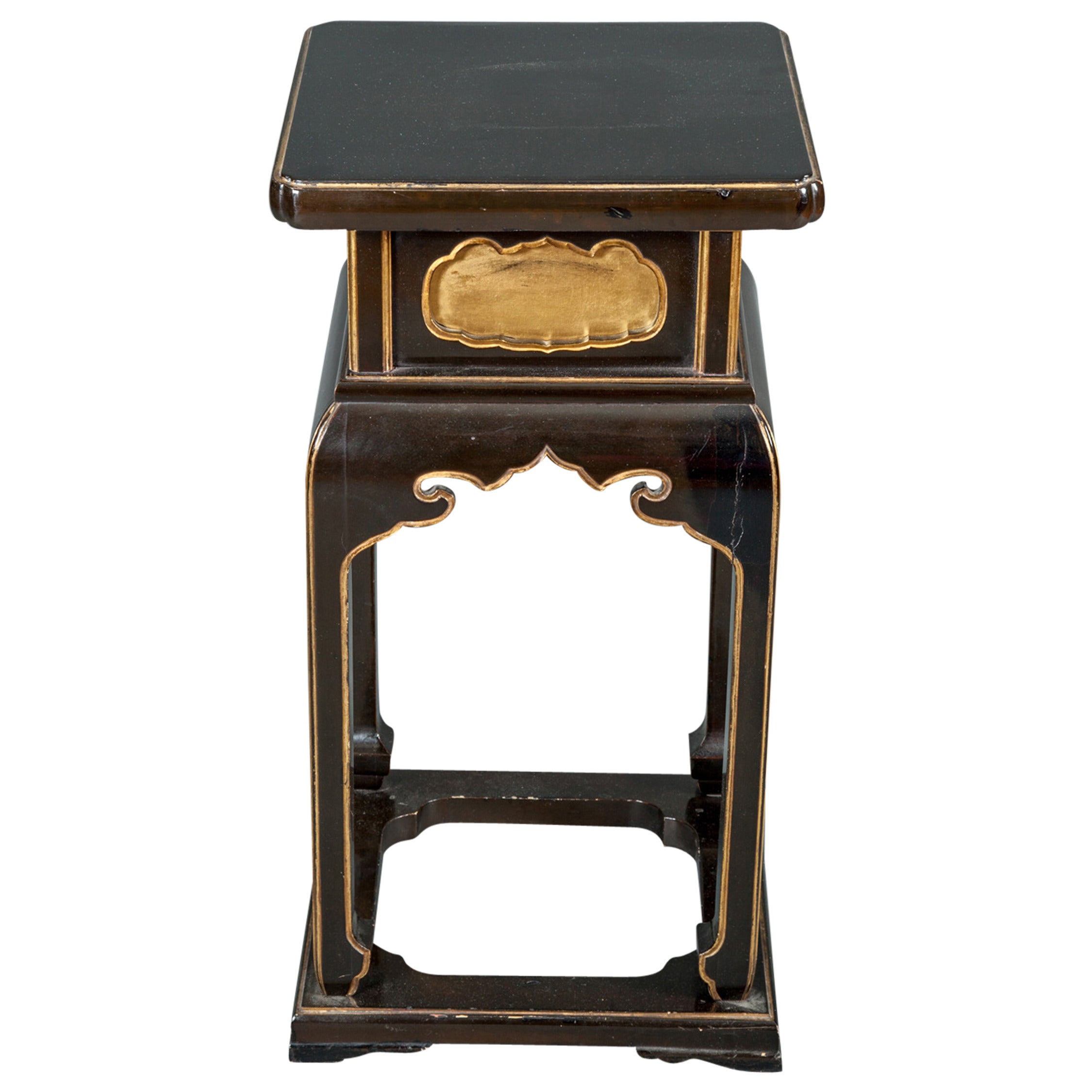 Black and Gold Temple Table