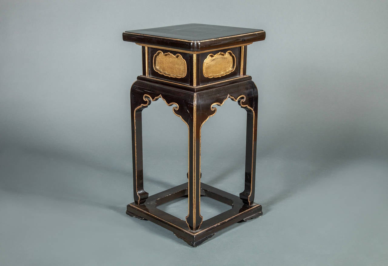 Japanese Black and Gold Temple Table