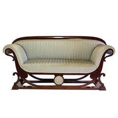 Biedermeier Settee by Josef Danhauser