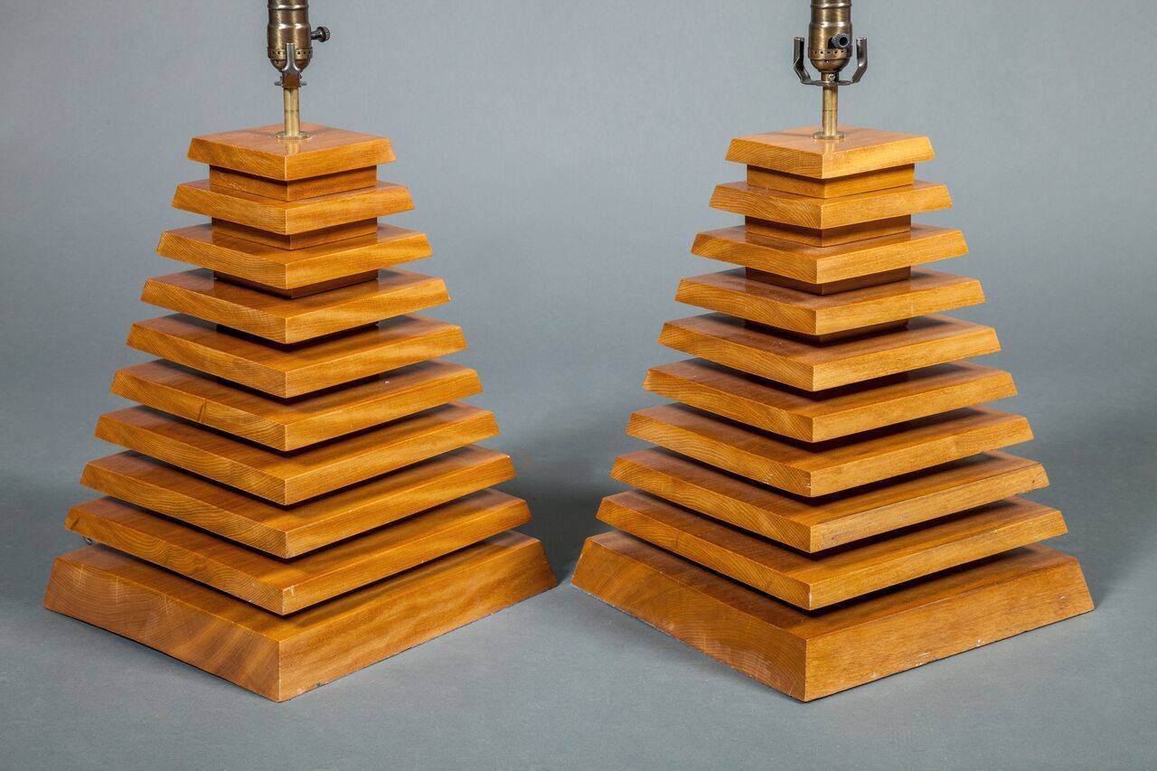pyramid lamp vintage