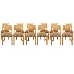 Set of 12 Danish Maple Chairs Set of 12 Danish Maple Chairs