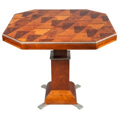 American Art Deco Games Table