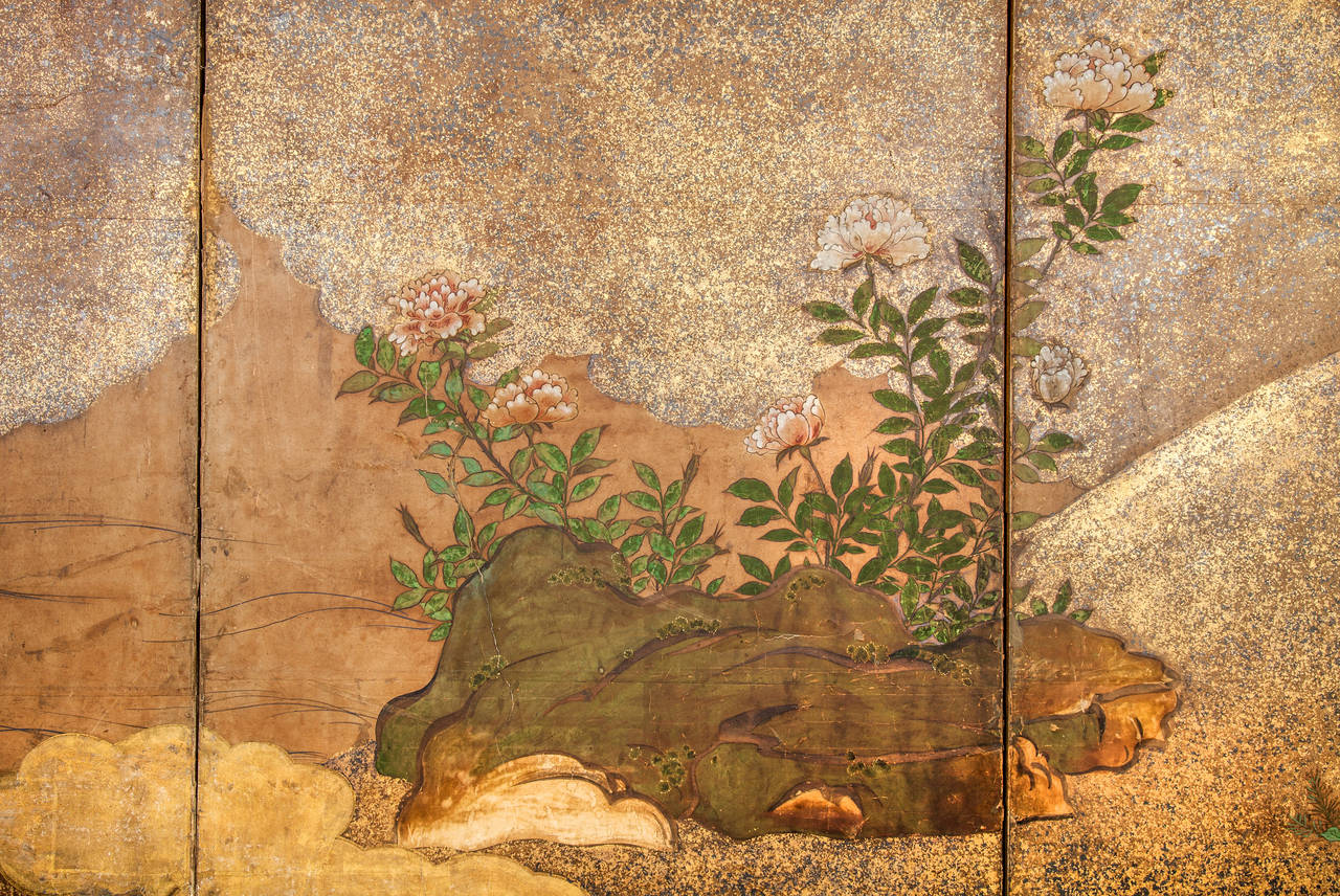 Japanese Six-Panel Screen 