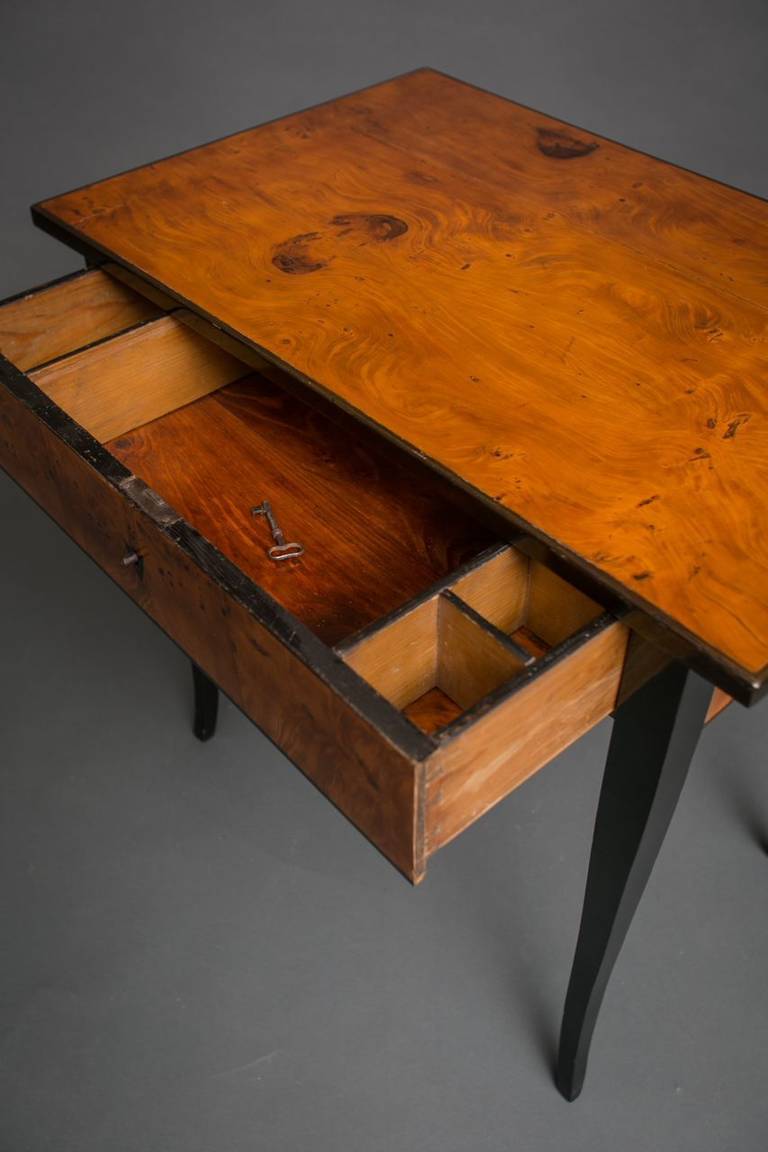 Empire Burl Wood Desk For Sale 2