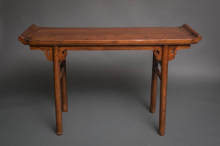 Chinese 17th century juniper wood alter table.
