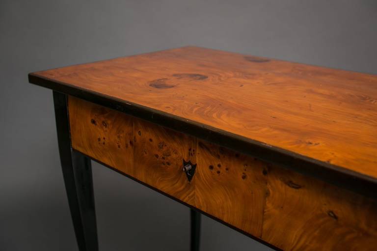 Empire Burl Wood Desk For Sale 3