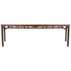 Elmwood Alter Table with Woven Top