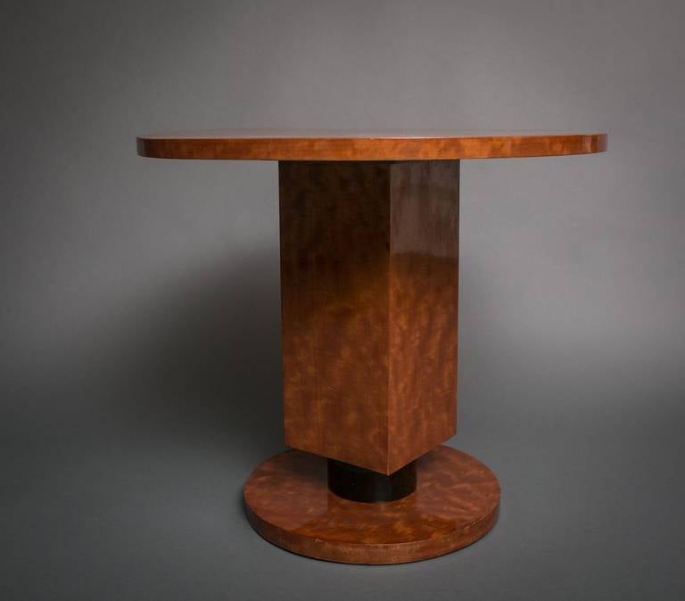 French Art Deco Ship's Table In Excellent Condition For Sale In Hudson, NY