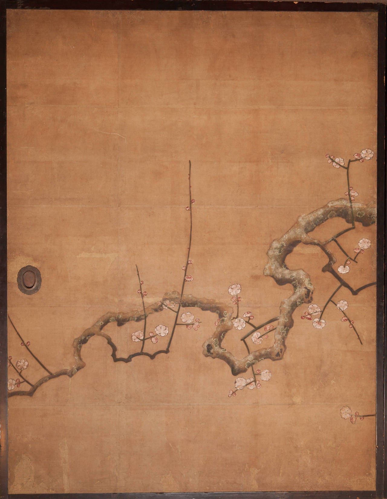 Japanese Screen, "Plum Tree in Snow"