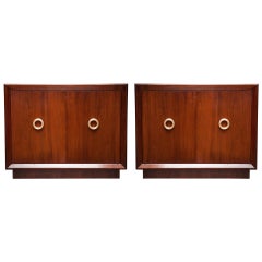 Vintage Pair of American Art Modern Cabinets