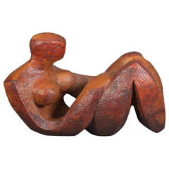 Abstract Sculpture of a Reclining Woman by Robert Hughes 6