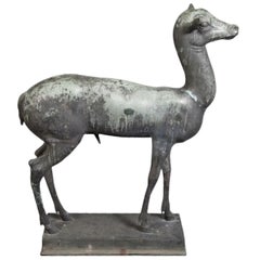 Italian Pompeian Bronze Deer