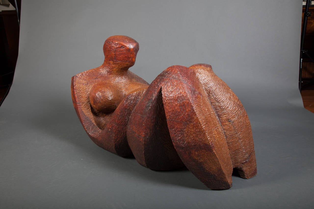 Abstract Sculpture of a Reclining Woman by Robert Hughes 3