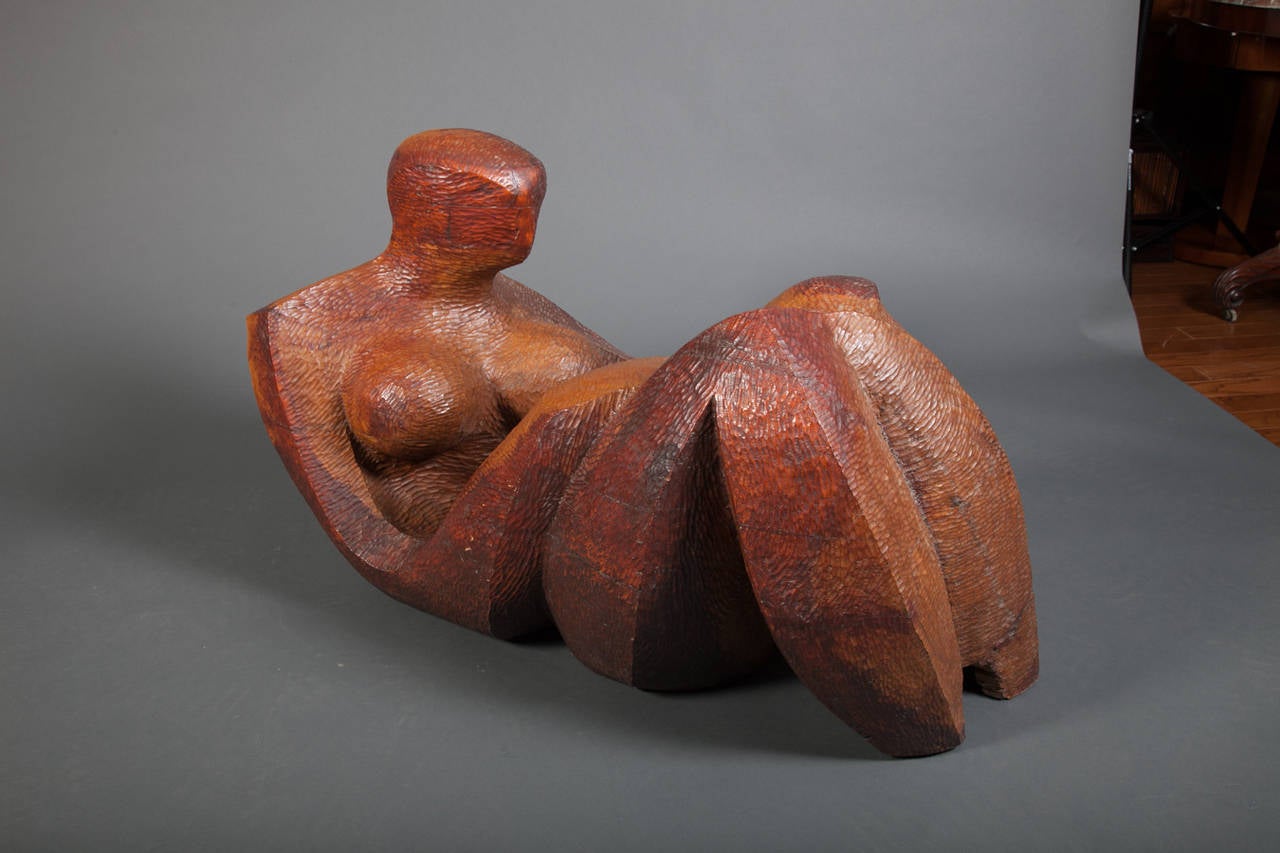 Abstract Sculpture of a Reclining Woman by Robert Hughes 4