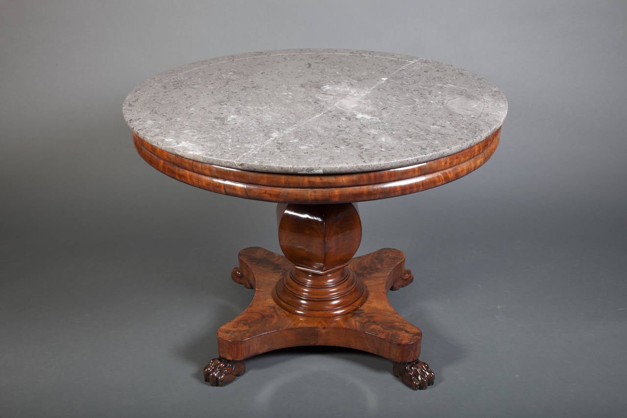 French Louis Philippe Center Table For Sale