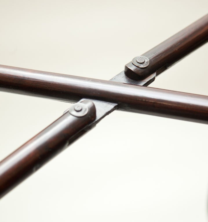 Chinese hongmu wood folding game table 5