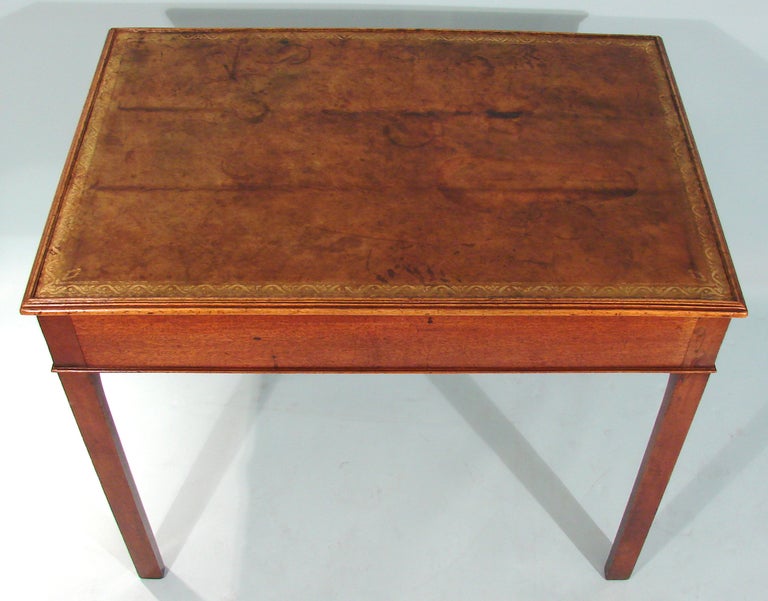 George III Georgian Mahogany  Drafting Table